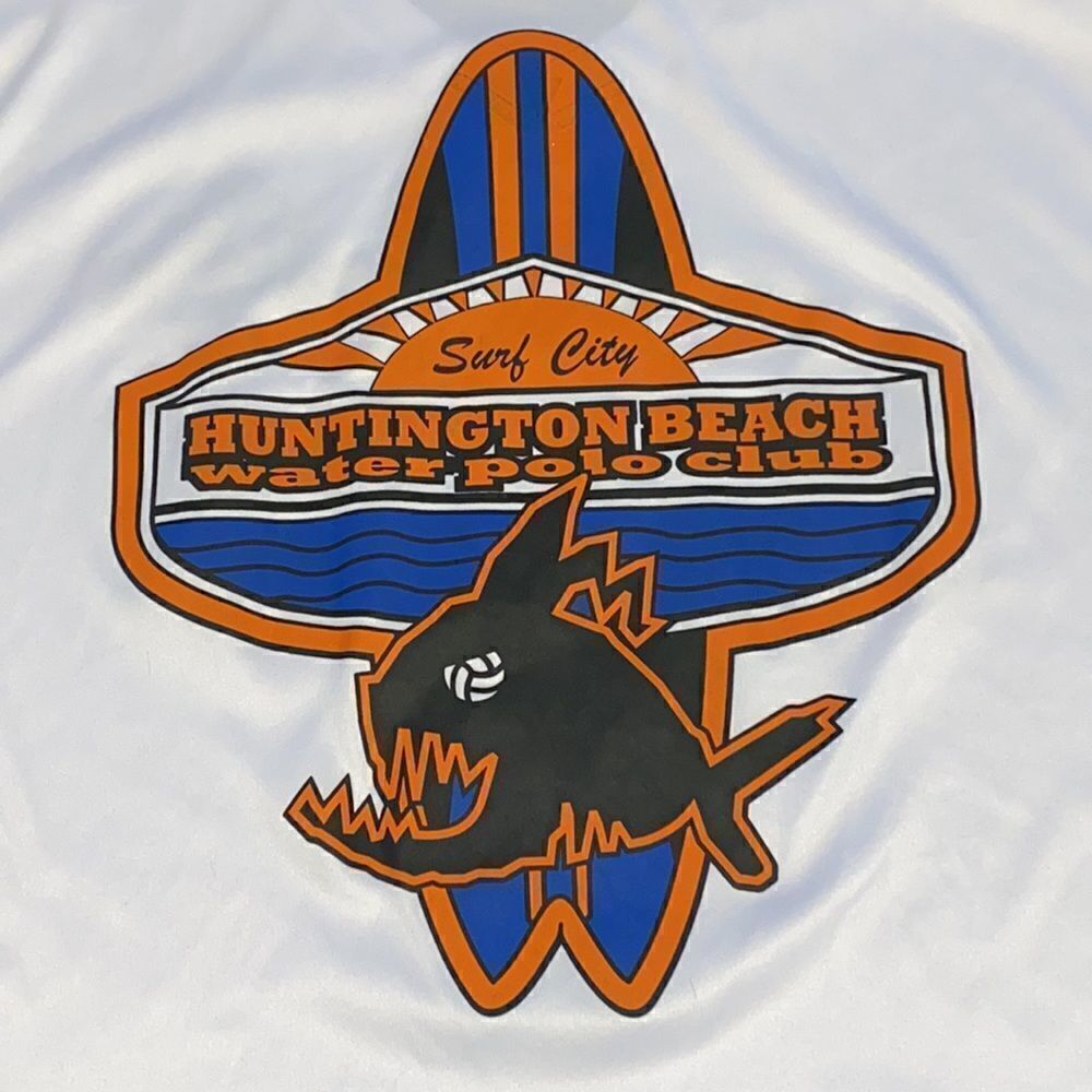 A4 Huntington Beach Polo Club V Neck Wicking Tee Shirt Size Medium